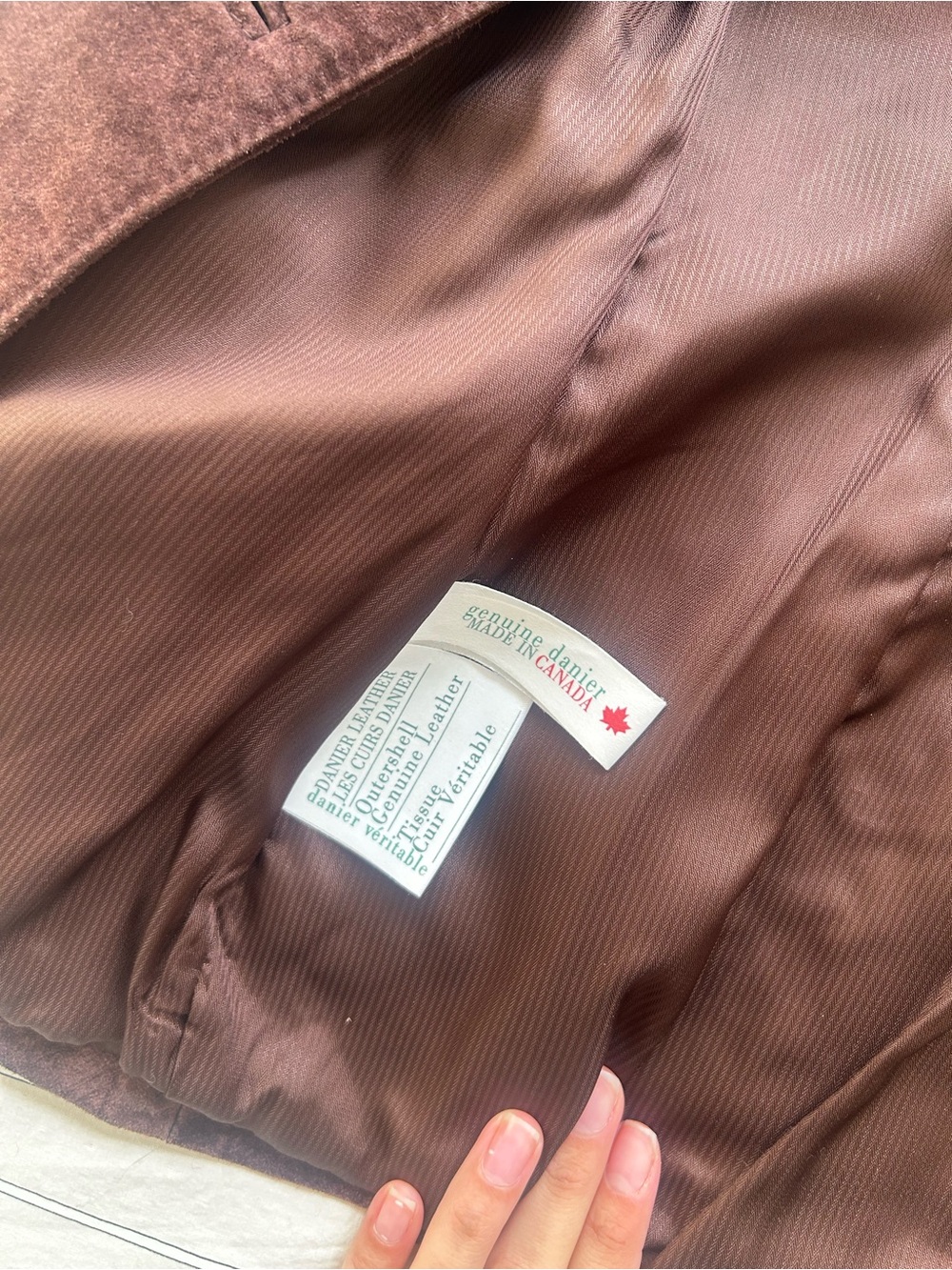 Danier Brown Suede Blazer - Picture 5 of 6